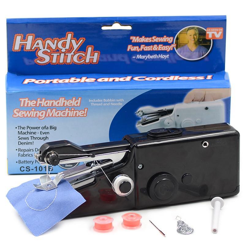German Portable Mini Electric Sewing Machine for Household Overlock and Handheld Tailoring.