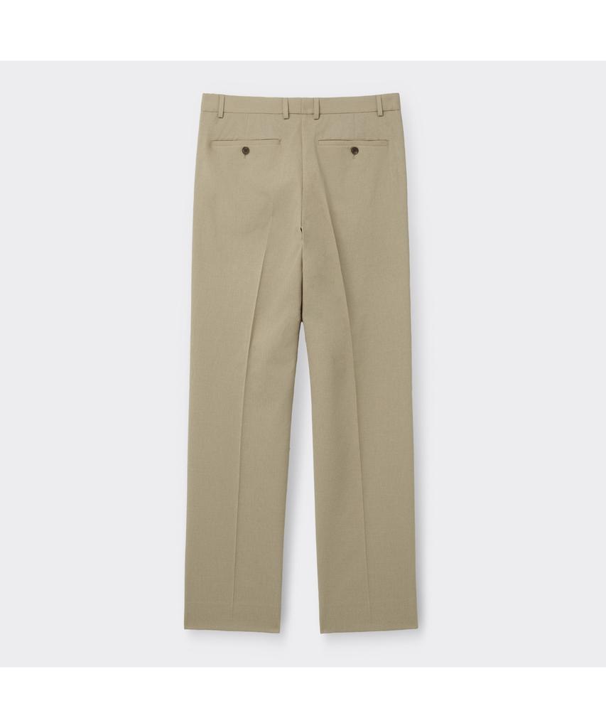 Keoseuuteommellou Beige Regular Fit Twill Setup Pants Cwpam26402Bex