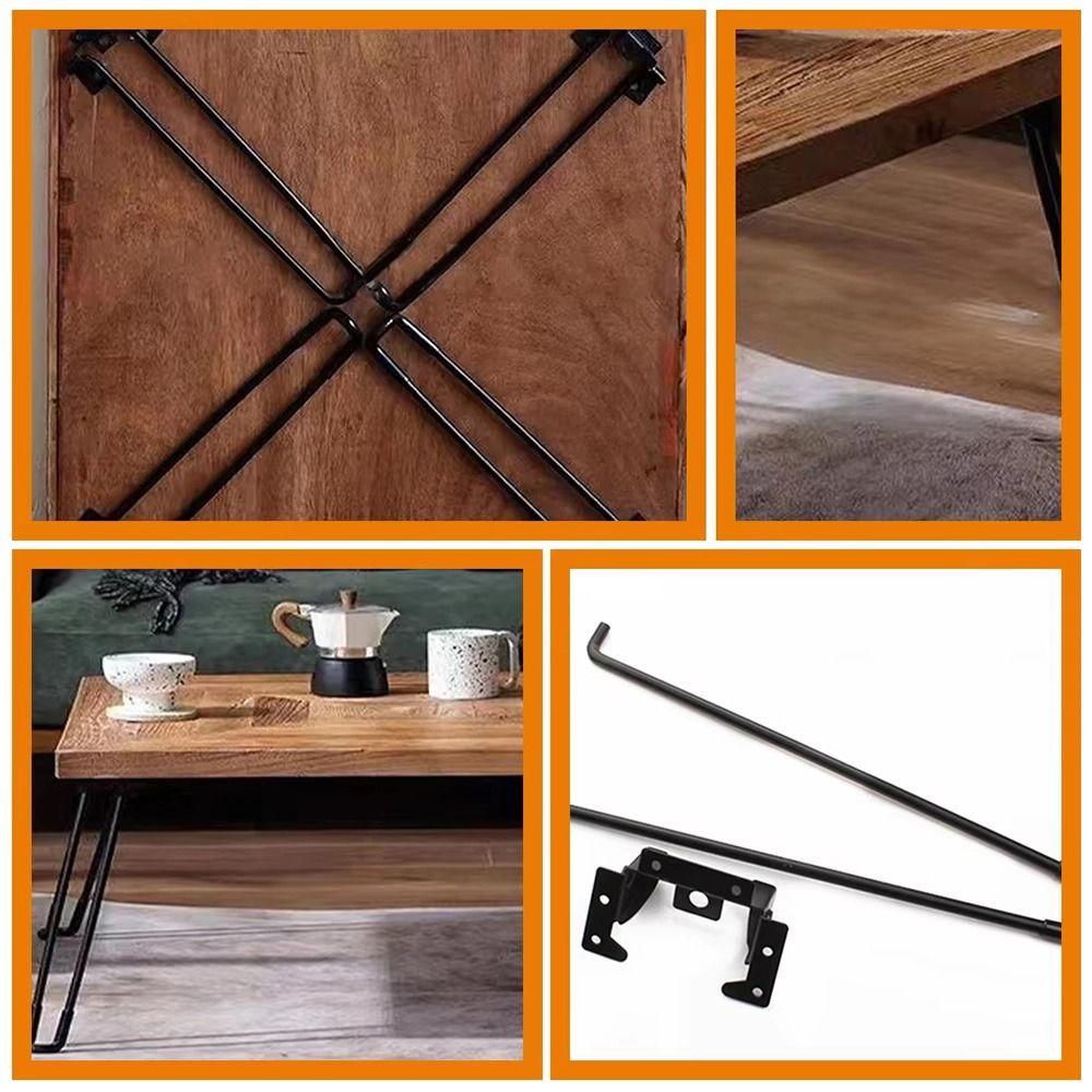 1/4Pcs 200/320/420/500mm Foldable Table Legs Table Replacement Legs Home Bench Dining Desk End