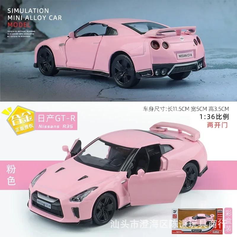 1:36 Nissan GTR R35 Alloy Diecast Model Car Collection Gifts Christmas Present For Boyfriend Birthday Gifts