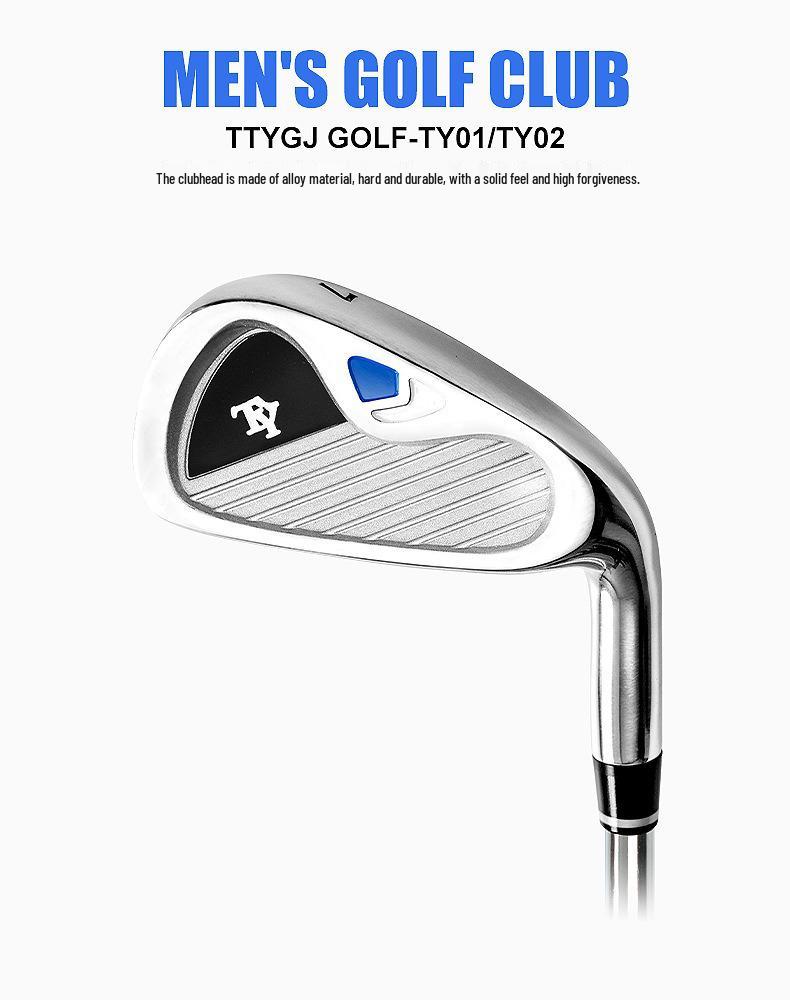 TTYGJ Men's & Women's Stainless Steel 7 Iron Golf Club for Beginners