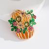 New Holiday Gift Women Accessories Buckle Halloween Pumpkin Brooch
