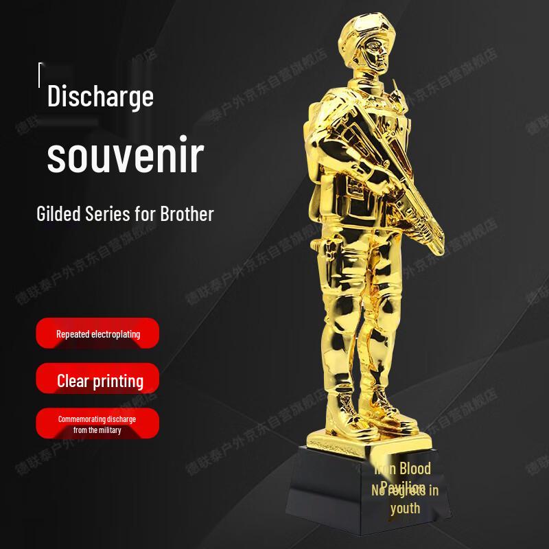 Veterans Commemorative Golden Man Figurine