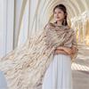 Elegant Light weight Scarf Shawl Wrap Fashionable Polyester Scarf Shawl for Social Event