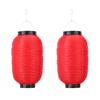 2 ks Japonská saténová látková lucerna Vodotěsná Dekorace na novoroční oslavu Dekorace sushi restaurace Rekvizity pro uspořádání scény
