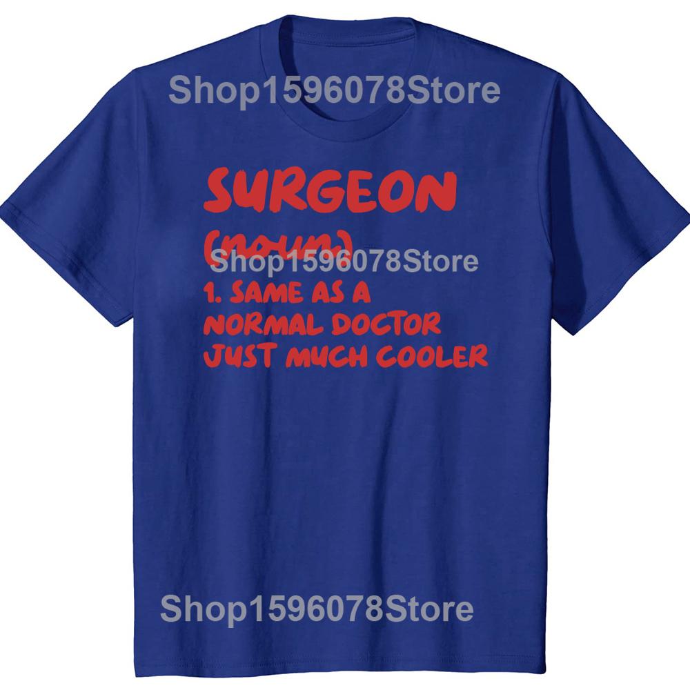Surgeon Definition Surgery Doctor TShirt Men Women Clothing Fashion T Shirts Cotton Short Sleeve Oversized Loose Tshirt Tops