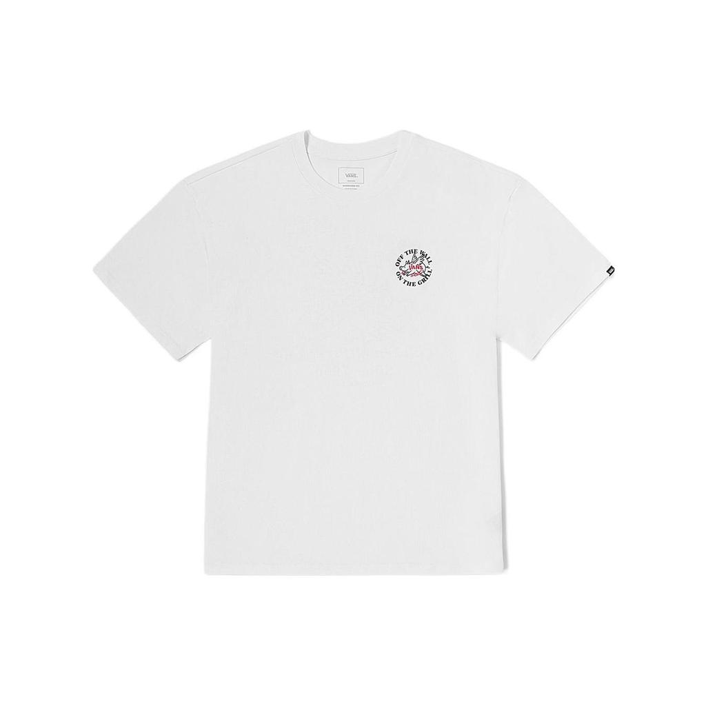New Vans T Shirts Unisex White VN000939WHT