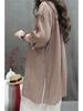 Plus Size Casual Embroidered Cotton-Linen Shirt: Spring & Autumn Retro Style
