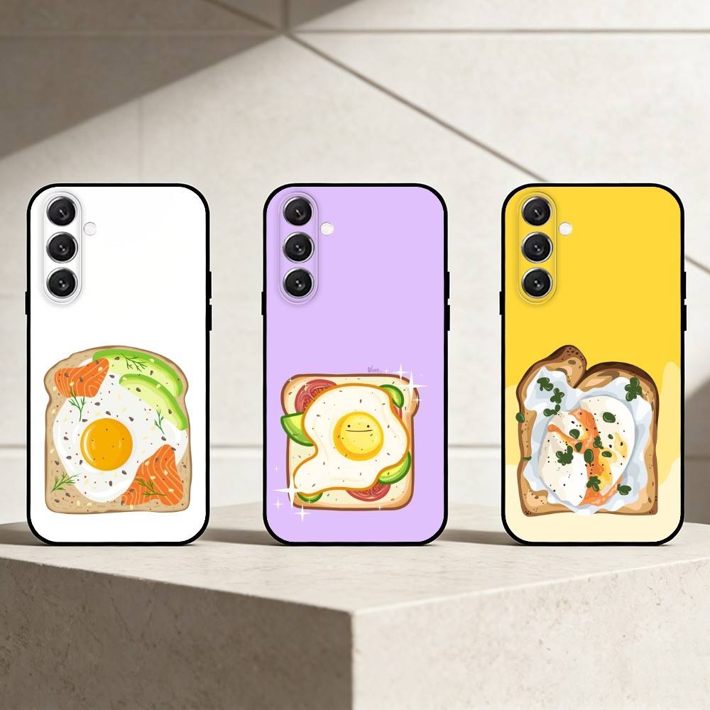 V-Vector cartoon Phone Case For Samsung Galaxy A91,80,73,72 ,71,53,52,32 ,31,22,21s,20,Soft Black Case