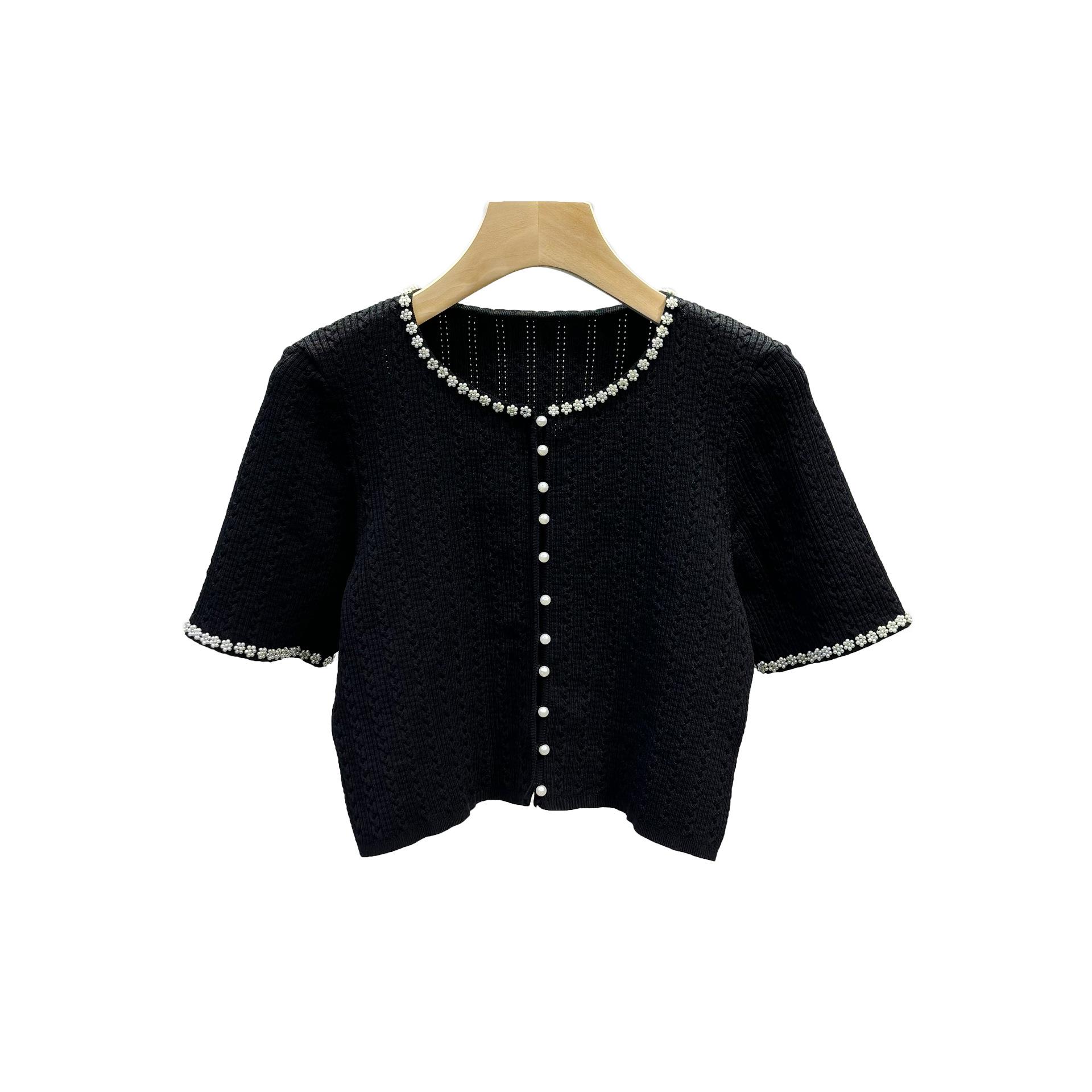 Women s French Style Knitted Camisole Dress & Cardigan Set S