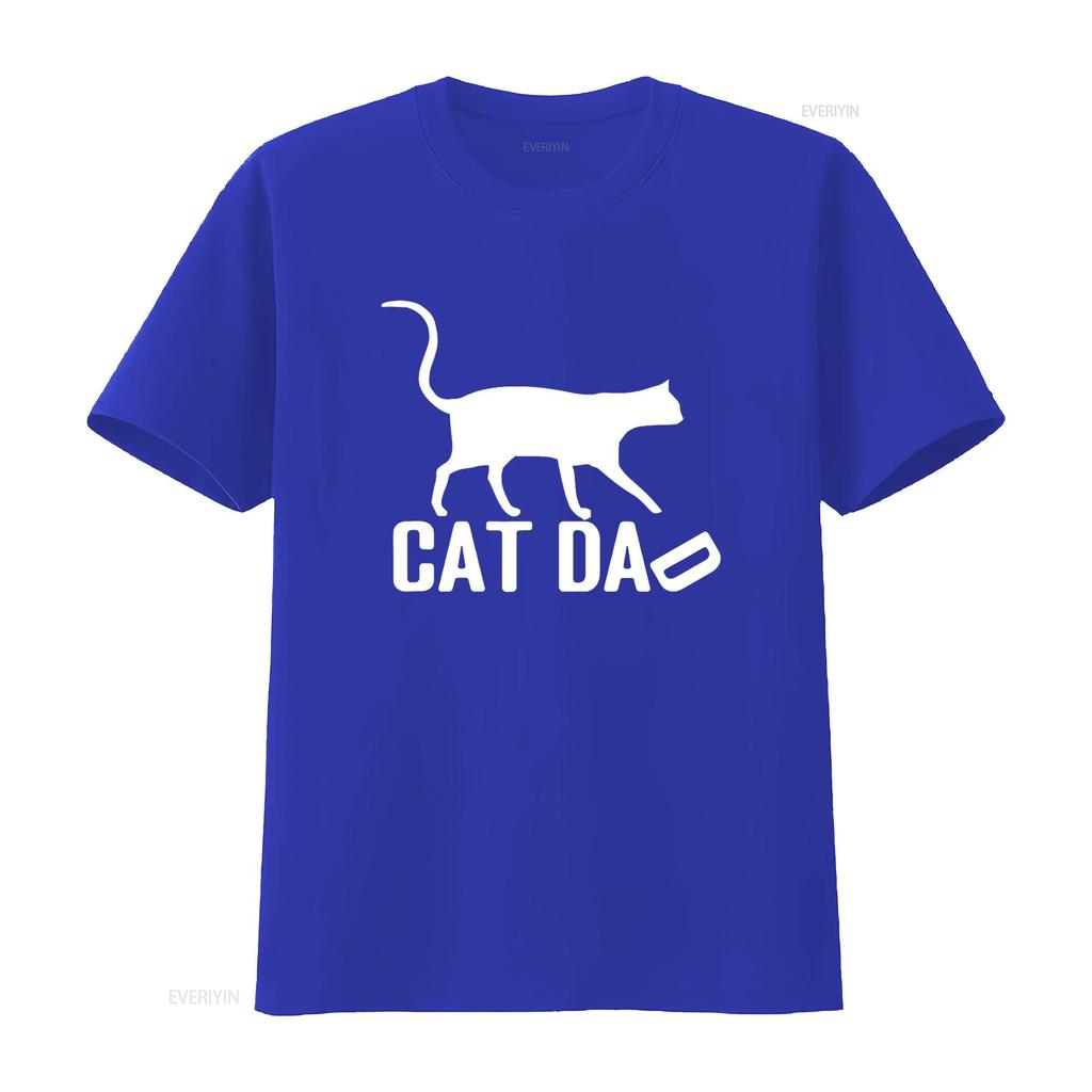 Cat Dad T Shirt Perfect for Father s Day vintage Washed Breathable Stylish Unisex Top For Everyday Wear Casual Stretched