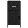 Sideboard Black Oak 40 X 36 X 80 Cm Engineered Wood