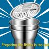 Multifunctional Stainless Steel Grating and Mixing Basin for Vegetables and Fruits