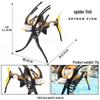 Marine Animal Simulation Model Figures: Shark, Dolphin, Hammerhead, Crab, Squid, Starfish for Kids' Education