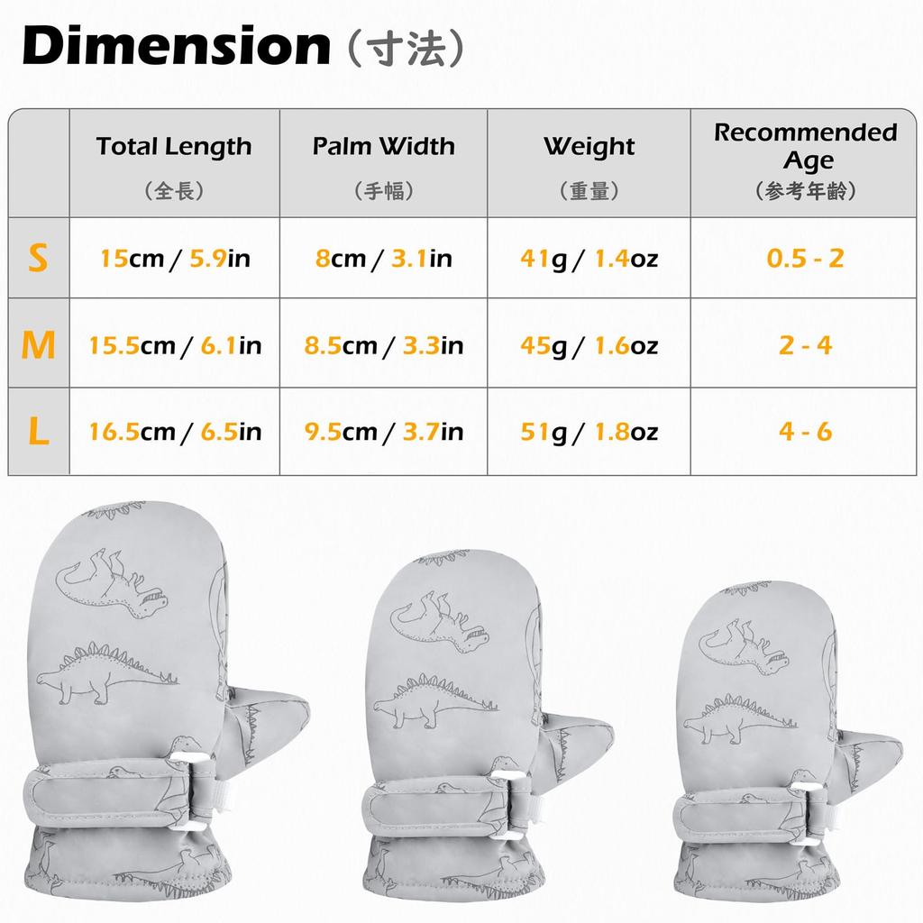 TRIWONDER Baby Cold Weather Outdoor Winter Gloves for and Girls Ages Mittens, Toddlers, Boys, (Navy Blue, 4-6)