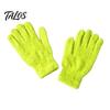 Anti Cold Windproof Mittens Winter Warm Coral Fleece Gloves for Women, Soft Five Finger Solid Color Accessories Gloves, Thermal Autumn Breathable Hand