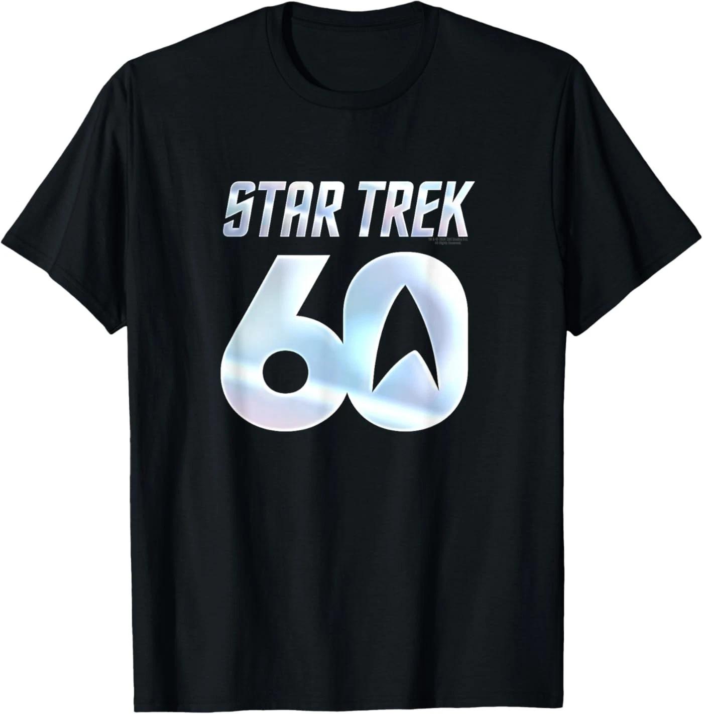 Star Trek 60 Logo Officially Unisex T-Shirt M