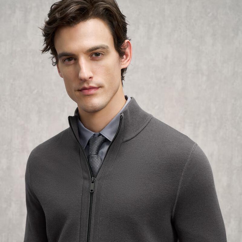 

EMZ Erdos Men s Wool Blend Stand-Up Collar Jacket XL