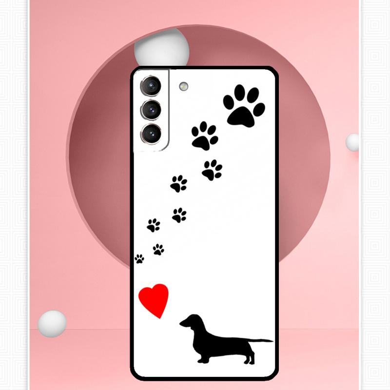 Sausage Dog Dachshund Quotes Case For Samsung Galaxy S24 Ultra S20 S21 S22 S23 S25 Ultra S9 S10 Plus S25 FE Cover Funda