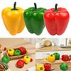 Realistic 6 Pcs Artificial Chili Peppers Simulation Chili Artificial Pepper Fake Vegetables Decoration For Home Kitchen Wall
