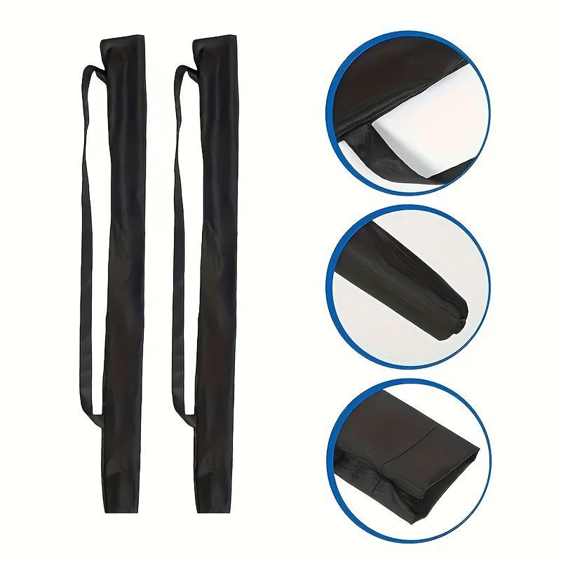 2pc Umbrella Storage Bag Black Waterproof Portable Cross-Body Long-Handle Umbrella Carry Bag Business Umbrella Protective Cover