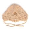 Universeller chemischer Strick-Beanie mit Ohrenklappen, beige