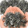 20/40/60Pcs Anti Rust U-Type Fastener Clips Iron Metal Screw Clips  Truck Accessories
