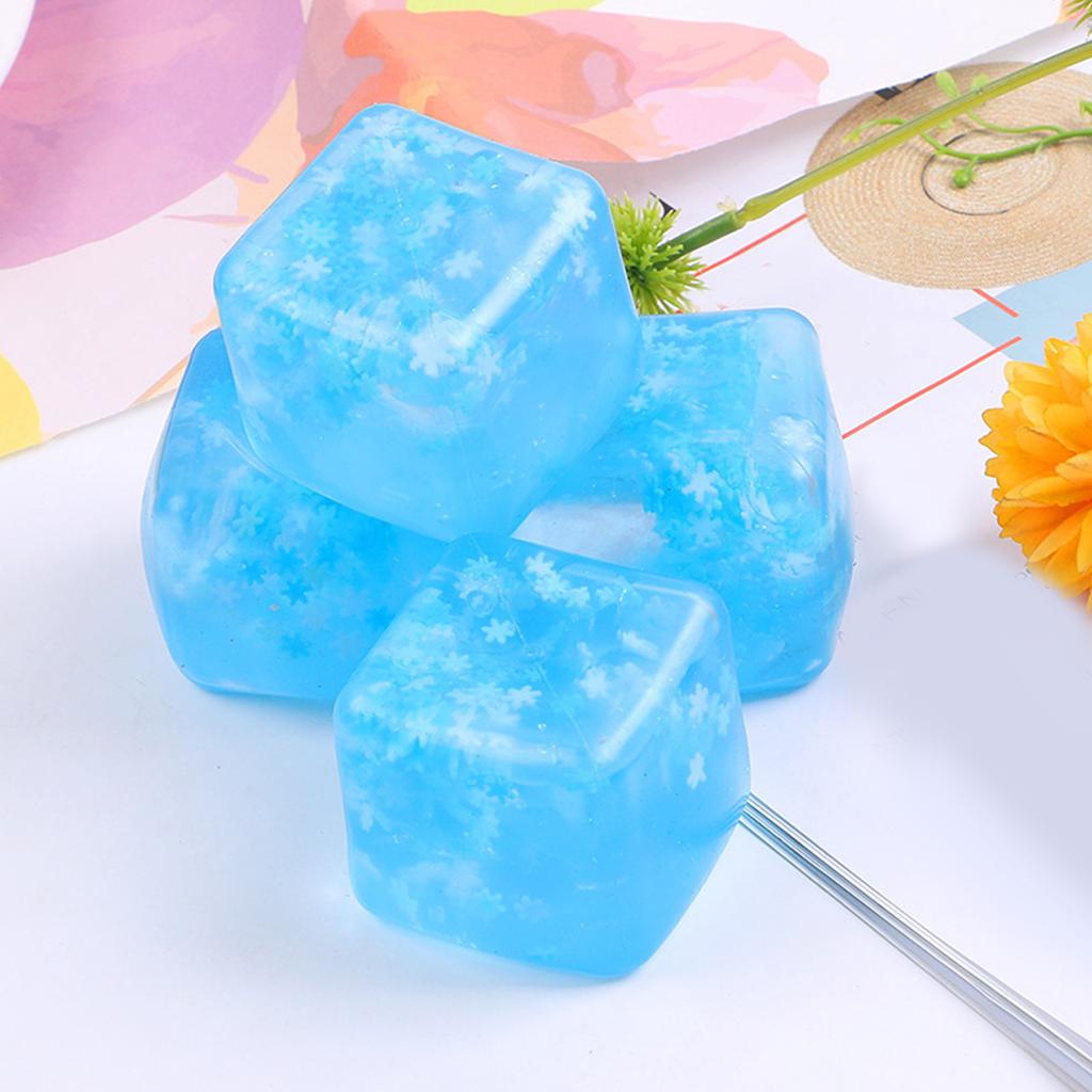 Simulation Ice Block Slow Rising Toy Small Decompression Toy for Kids Stress Reliever Fidgets Presents