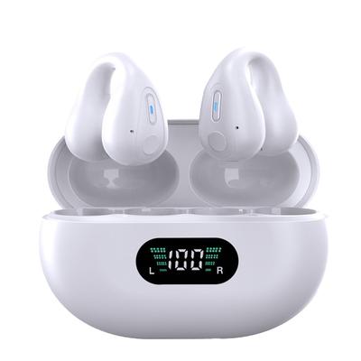 Écouteurs Bluetooth à Clip d'Oreille Oreilles Ouvertes Conduction Osseuse 36H Autonomie Clip On Écouteurs Sans Fil avec