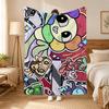 Dandys World Game Throw 240g flannel blanket, suitable for sofas, beds, offices,  exquisite gift blankets