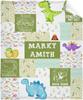Cartoon Dinosaur Letters Printed Blanket for Sofa Travel Camping Living Room Office Conditioning Blanket for All Seasons Gifts