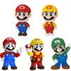 Super Mario Micro Building Blocks Luigi Yoshi 3D Mario Bros Model DIY Puzzle Magic Mini Bricks Figure Toys For Christmas Gift