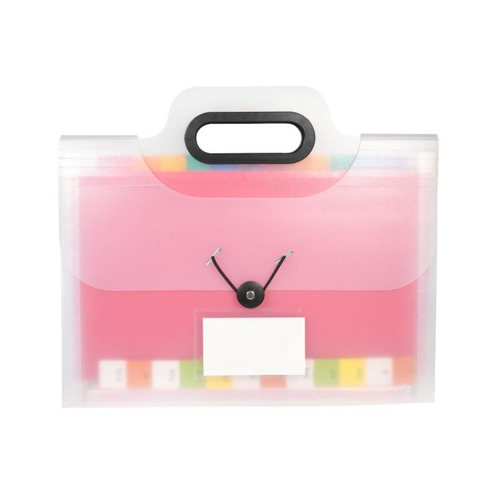 Large Capacity A4 File Folder Accordion Style Documents Organizer Rainbow Folder  Office Student