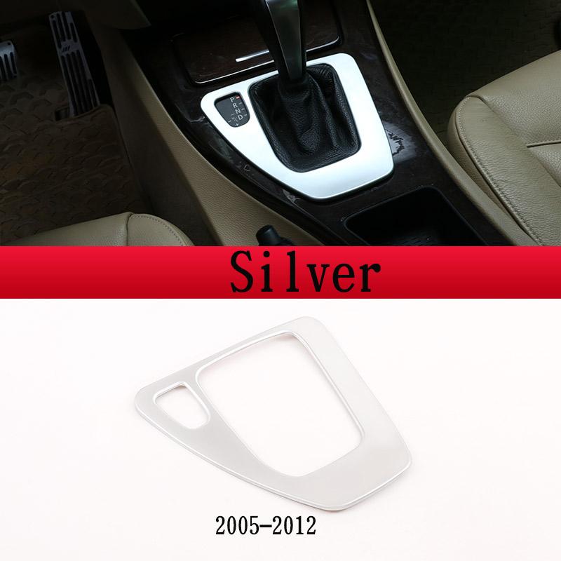 

LHD ABS Carbon Fiber For BMW 3 Series E90 E92 E93 2005-2012 Car Center Console Gear Shift Frame Panel Sticker Car Accessories