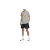 Nike Letter Cartoon Casual Sports Short-Sleeve T-Shirt for Men Gray