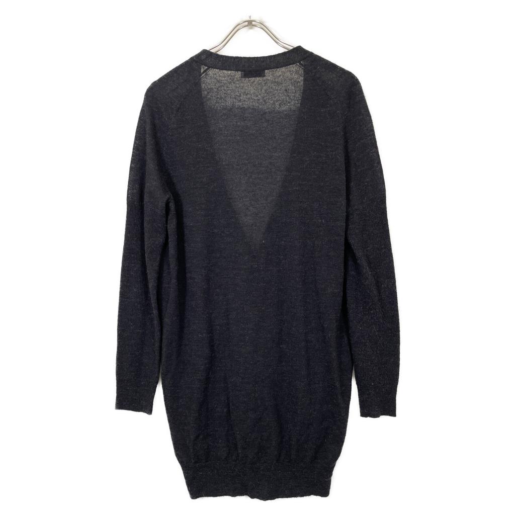 DRIES VAN NOTEN Black wool alpaca cardigan tops M blackUsed
