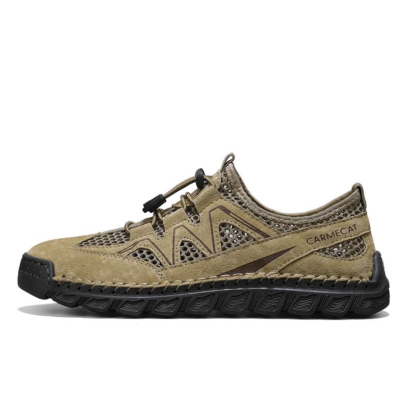 Fashion Summer Mesh Shoes Large Size Casual Stylish Mens Shoes Non-Slip Breathable Comfortable Hiking Shoes Sandals For Men 2025 Luxury