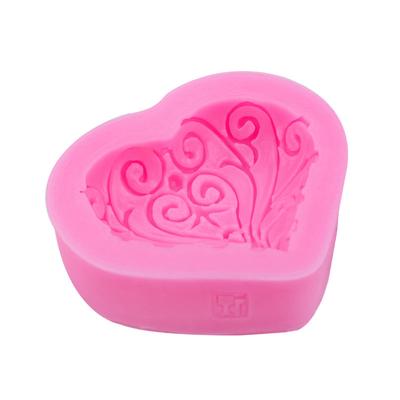 Sirds fondant biskvīta cepumu veidne mājās mazgājama cukura, šokolādes silikona veidnes cepšanas rīks virtuves sīkrīka piederums