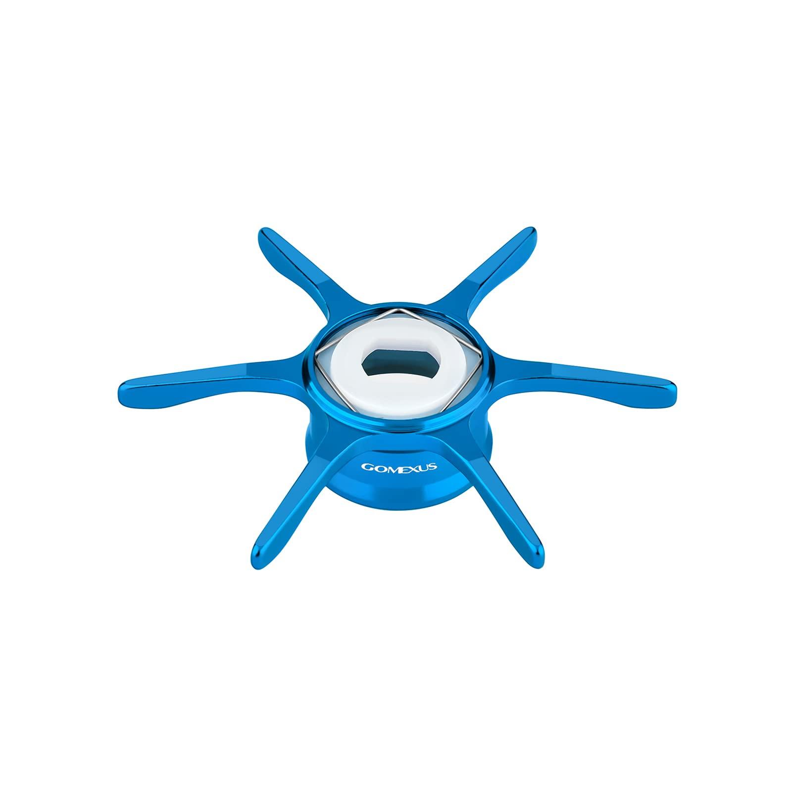 

Gomexus Star Drag for Shimano Antares DC and Metanium Baitcasting Six Arms ST-S Reels, Aluminum, 5.4g Ultra-Lightweight, Dual-Arm, синий