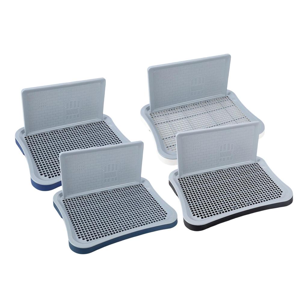 Dog Toilet Puppy Pee Tray with Urinary Column Removable Puppy Toilet Urinal