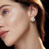 5A Qualität Natürliche Süßwasserperlen Kamelien Ohrstecker, Französischer Haute Couture Stil, Damen TikTok Modetrend.
