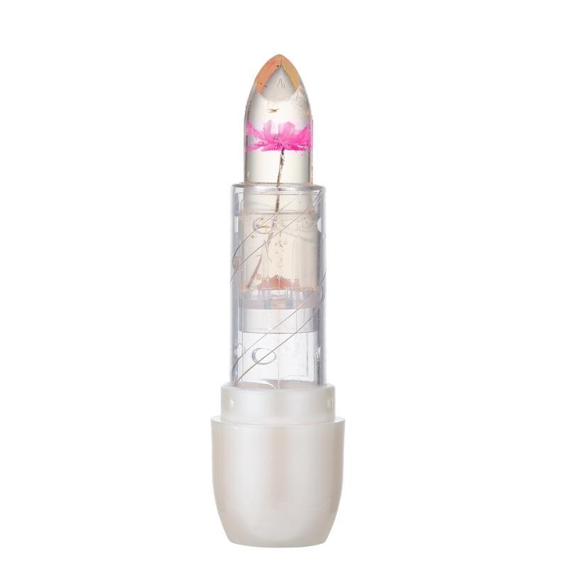 Transparent Moisturizing Jelly Dried Flower Temperature Changing Lipstick Moisturizing Color Changing Lipstick Lipstick