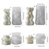 Geometric Rotating Silicone Candle Mold Silicone Scented Candle Mould for Geometric Scented Candle DIY Gift