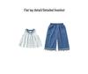 2026 Bohemian Summer Outfit for Girls: Sleeveless Vest & Wide-Leg Pants Set (Small/Medium)