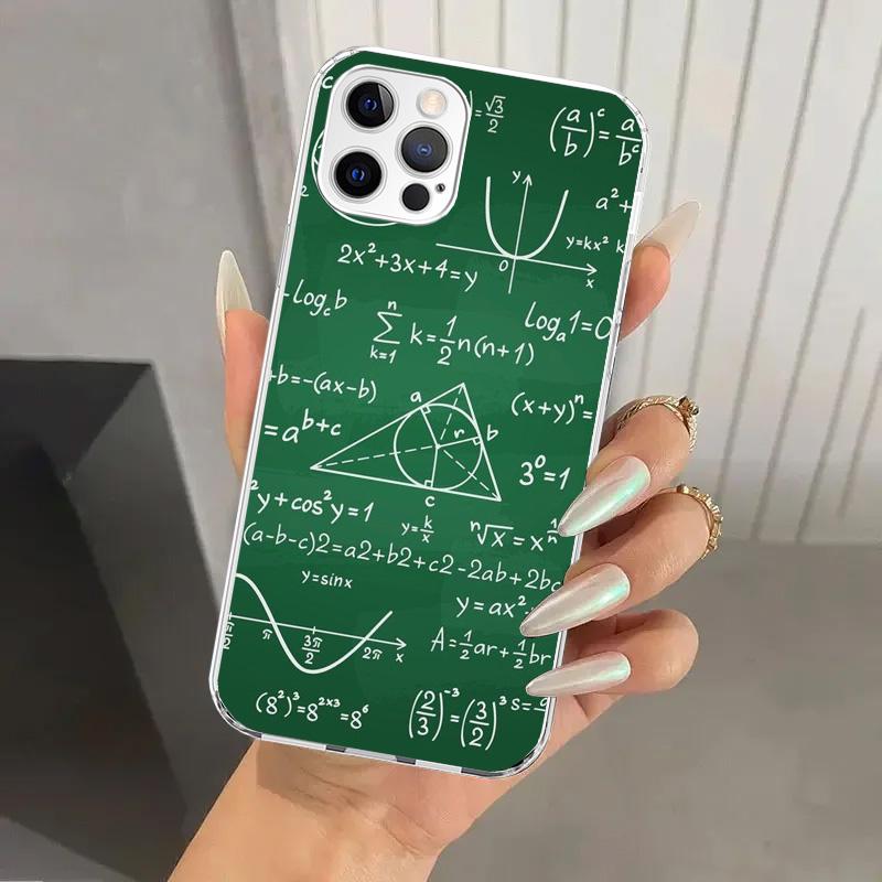 Physics Chemical Mathematics Phone Case for Iphone 17 Air 16 15 Plus 14 13 Mini 12 11 Pro Max 16E 7 8 SE 2020 Soft Funda Print S
