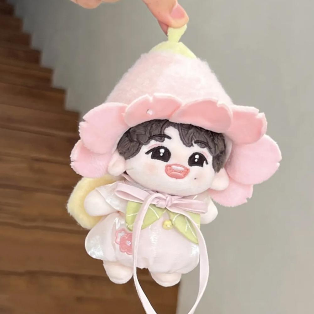 Flower Hat 10cm Cotton Doll Clothes Dress Doll Dress Up Set Doll Clothes Outfit  Doll Accessories