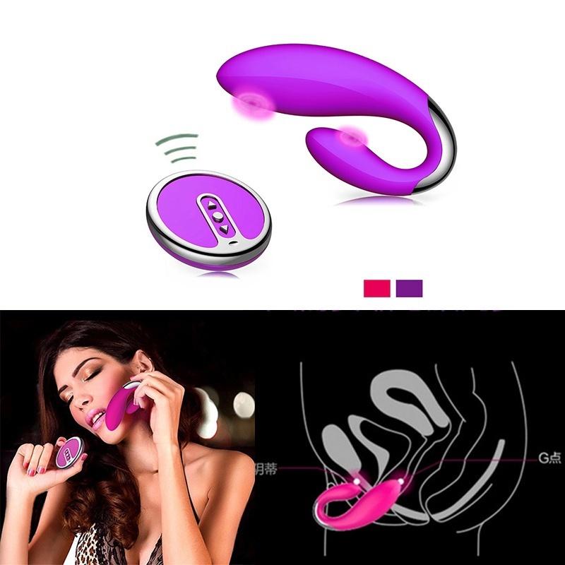 USB Rechargeable Wireless Remote Control Vibrators for Women GSpot Body Massage