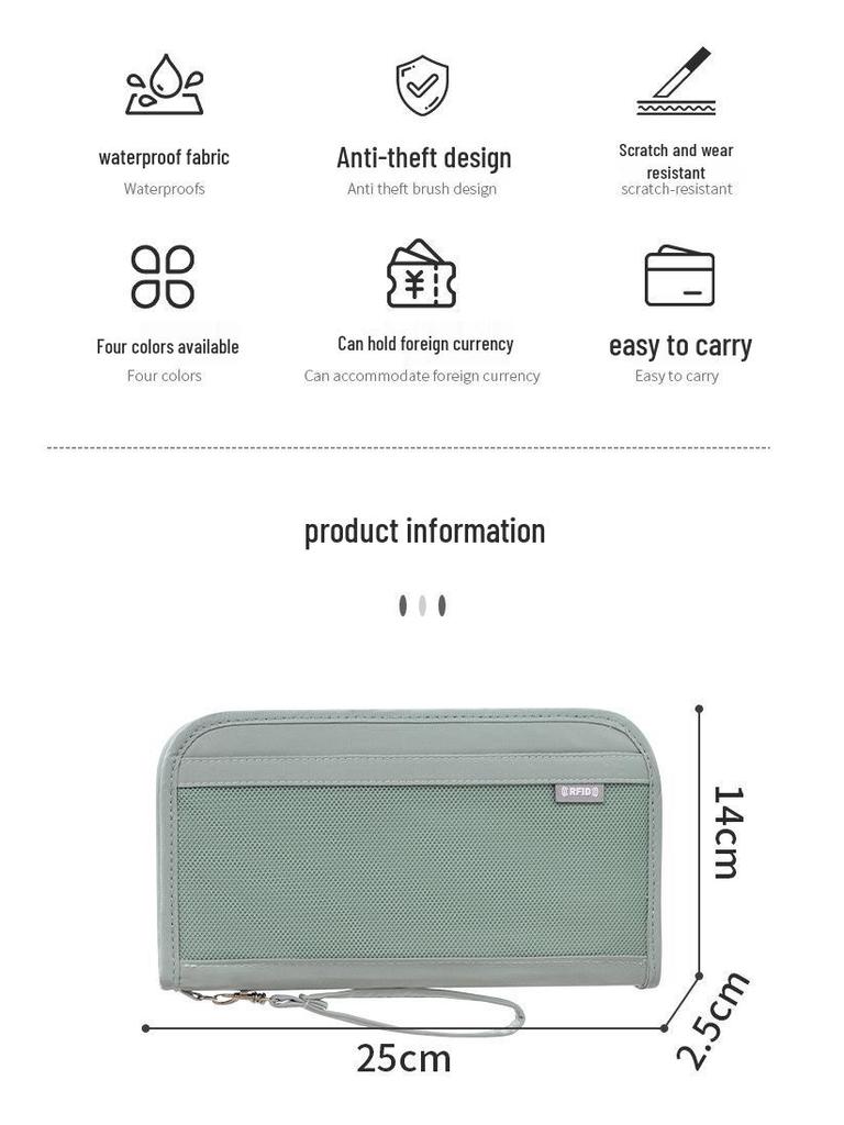 Multifunctional Anti-theft Passport Holder & Document Organizer