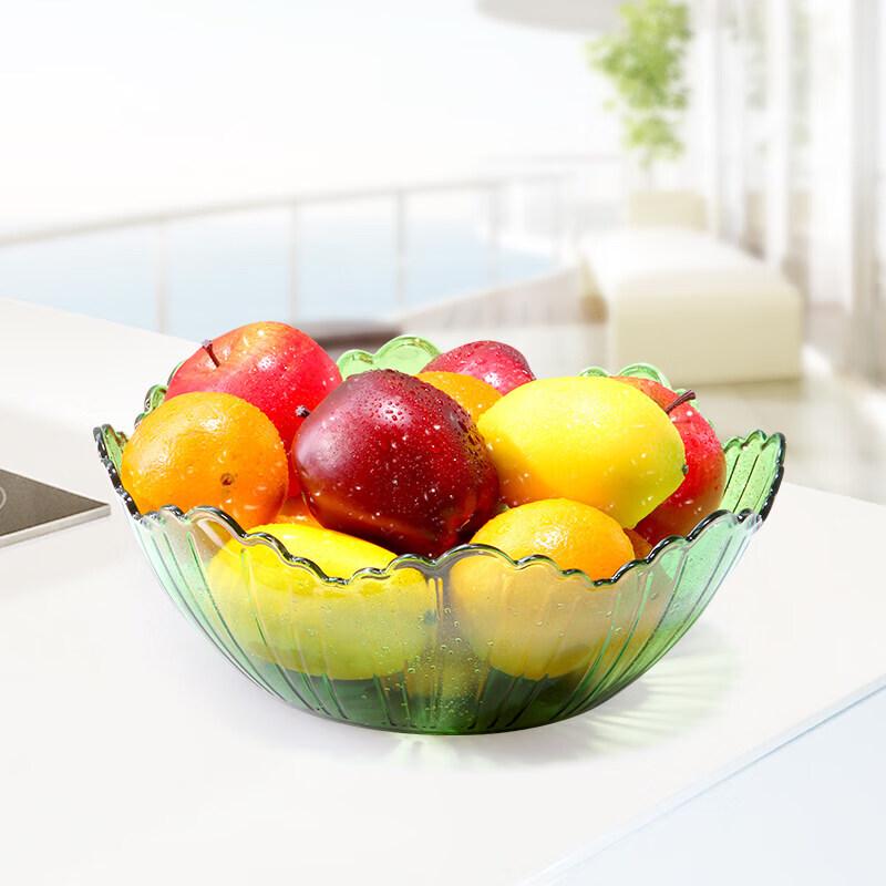 Camellia Transparent Floral Fruit Plate