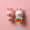 Two-Color Optional Smiley Rabbit Creative 3D Refrigerator Stickers Cartoon Cute Personality Design Message Post-It Decoration